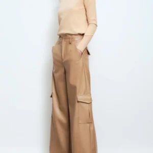 Pantalón piel cargo