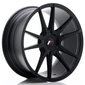 Japan Racing JR-21 18×8.5″ (4 & 5 hole custom PCD) ET20-30, Flat Black